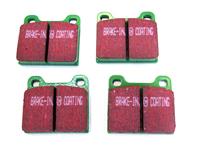 EBC GREEN Brake Pads Rear. Porsche 986 Boxster 2.5L/2.7L - 98635293910, 98635293911, 98635193913, 98635193915 - DP21208 EBC GREEN Brake Pads Rear. Porsche 986 Boxster 2.5L/2.7L - 98635293910, 98635293911, 98635193913, 98635193915 - DP21208