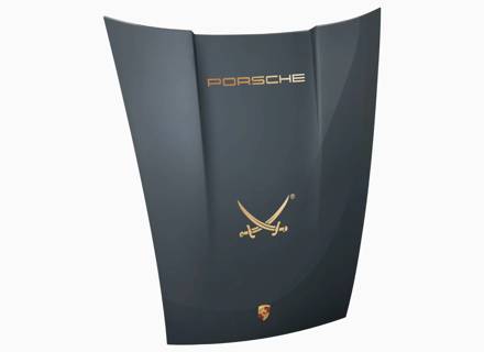 911 Motorkap kunst aan de muur - Porsche Sansibar 911 Motorkap kunst aan de muur - Porsche Sansibar