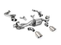Système d'échappement sport Milltek avec by-pass GPF/OPF, sorties GT-115 en titane brossé. Porsche 718 Boxster/Cayman 2020>> - 982251053E, 982251053K, 982251053F, 982251053H, 982251053D, 982251053G, 982254351B, 982254351L, 982254351AA, 982254351P, 982254351R, 982254350B, 982254350L, 982254350AA, 982254350P, 982254350R - SSXPO186