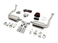 Pack Echappement + Corps Papillon Plénum 74mm + Kit Admission Porsche Boxster 987 / Cayman