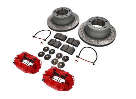 Bremssattel & Bremsscheibe 'Big Reds' Rear Upgrade Kit für Porsche 964 - 96535242112, 96535242212, 96435193903BRE, 95135204192SEB - FVD3522945964R Bremssattel & Bremsscheibe 'Big Reds' Rear Upgrade Kit für Porsche 964 - 96535242112, 96535242212, 96435193903BRE, 95135204192SEB - FVD3522945964R