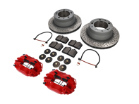 Brake Caliper & Disc 'Big Reds' Rear Upgrade Kit for Porsche 964 - 96535242112, 96535242212, 96435193903BRE, 95135204192SEB - FVD3522945964R