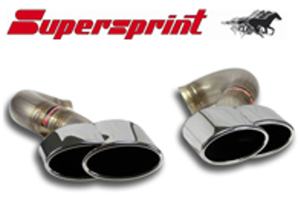 Exhaust Tail Pipes Marged Oval. Porsche Cayenne 958 Supersprint - 245727
