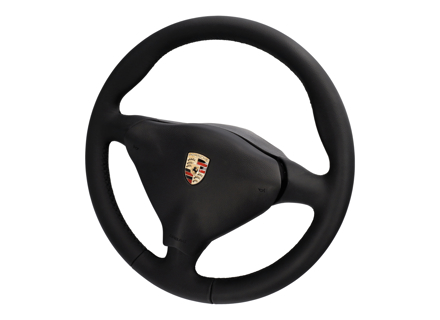 Leather Steering Wheel with leatherette air bag. Porsche 993 / 996 / 986 Manual Cars - 00004440018, 000044400188YR, 000044400186XL, 00004440018H24, 00004440018T15, 00004440018M30, 00004440018J30, 00004440018S30, 00004440018C50, 00004440018G10, 00004440018B50 Leather Steering Wheel with leatherette air bag. Porsche 993 / 996 / 986 Manual Cars - 00004440018, 000044400188YR, 000044400186XL, 00004440018H24, 00004440018T15, 00004440018M30, 00004440018J30, 00004440018S30, 00004440018C50, 00004440018G10, 00004440018B50