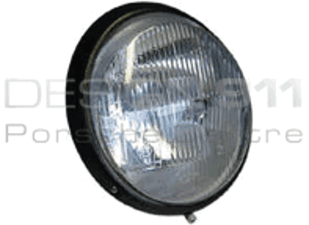 Faro anteriore Black Rim Porsche 911 1969-86 (tipo non livellante) LHD AUTO - 91163111302, 911.631.113.02, 1695100200 Faro anteriore Black Rim Porsche 911 1969-86 (tipo non livellante) LHD AUTO - 91163111302, 911.631.113.02, 1695100200