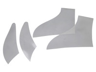 Ensemble de feuilles de pierre. Film de protection peinture carrosserie étroite Porsche 964 - 964559KIT01