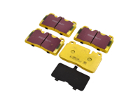 EBC YELLOW Brake Pads 'Fast Road' Front. Porsche Macan 2.0 - 8R0698151H, 9A769815100, PAC698151 - DP42168R