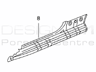 Innere Schwellerverkleidung. Porsche 986 Boxster - 98650216302GRV, 98650216401GRV Innere Schwellerverkleidung. Porsche 986 Boxster - 98650216302GRV, 98650216401GRV