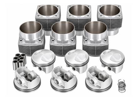 RSR Big-Bore Kolben- und Zylindersatz, 98 mm. Porsche 911 3.0 Carrera / 911 SC 1976–83 - PCG503719A, PCG503819A - 10010303204