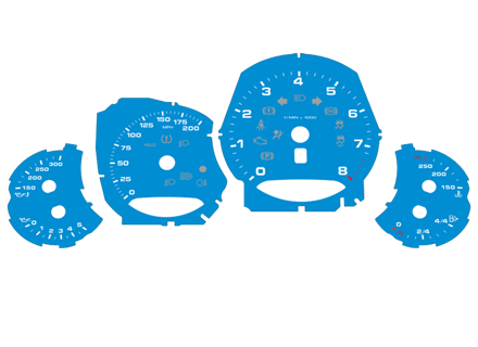 Quadrante impostato, Manuale / MPH. Porsche 991.2 Quadrante impostato, Manuale / MPH. Porsche 991.2