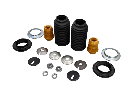 Front Shock Absorber Top Mount & Overhaul Kit. Porsche 987.2 Boxster 2009-12 With PASM - 99970345740, PAF103353, 99734310701, 99734301801, 99634351505, 99634351701, 99634351100, 99634351101, 99634351300, 99634330102, 99634350500, 99734310700