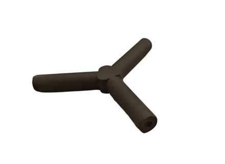 Manguera de vacío en Y de distribución. Porsche 911 / 964 / 924S / 944 / 968 / 928 - 92857372702