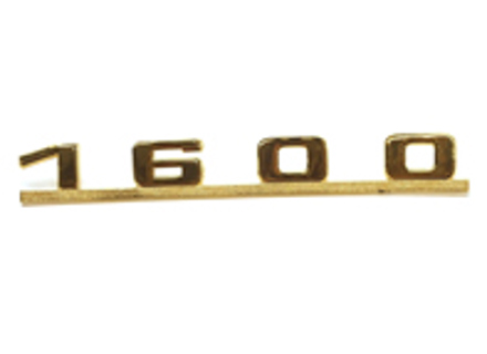 Achterembleem '1600', Goud. Porsche 356 - 64455931100