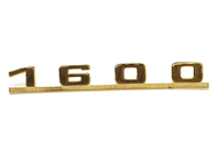 后徽章“1600”,金色。保时捷 356 - 64455931100 后徽章“1600”,金色。保时捷 356 - 64455931100