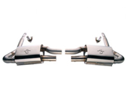 Sports exhaust rear silencer and cat bypass kit Porsche 987 Gen 1 Boxster and Cayman Sports exhaust rear silencer and cat bypass kit Porsche 987 Gen 1 Boxster and Cayman