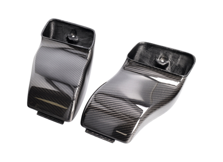 Conduits d'admission Rennline en fibre de carbone. Porsche 997 turbo - 99711017100, 99711017200