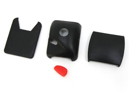 Seat belt receptacle cover kit Porsche 911 / 912 / 914 - 901803018KIT, 901803017KIT - URO-009846, URO-009847