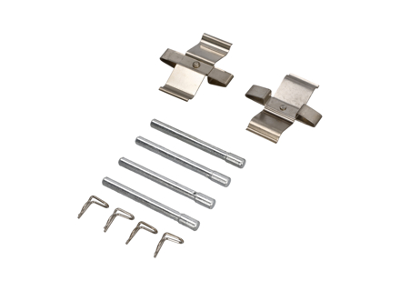 Bremsbelag-Haltefedersatz vorne. Porsche 914 1969-76 - 9143523616, 9143523616X, 90135191216, 90135191614, 90135191616 - 1664001010