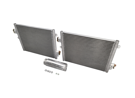 Kit condensatore radiatore aria condizionata (aria condizionata). Porsche 996/987/987C/997 - 99757391102, 997.573.911.02, 35795, 94457314301, 99970743441, 99970726240, 99757391102/3, 94457314301/2, 99970743441/1, 99970726240/1