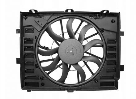 Waterradiator luchtkanaal met ventilator. Porsche 958 Cayenne >>2014 - 95810606120
