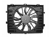 Conducto de aire del radiador de agua con ventilador. Porsche 958 Cayena >>2014 - 95810606120