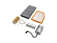 Motor-Wartungskit – Luft-/Kraftstoff-/Ölfilter, Zündkerzen und mehr – für Porsche 986 Boxster 2,5 l 1997–1999 - 99610722560, 99610731351, 0PB115499A, 99611025301, 99611013103, 99611013104, 90012310630, 99657221901, 99657221902, 99657121903, 99757121900, 99757121901, 99757121902, 99917020190