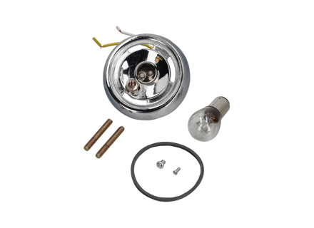 转向灯灯泡座，镀铬。保时捷 356 B/C - 64463140105, 64463140106 - 1695452000