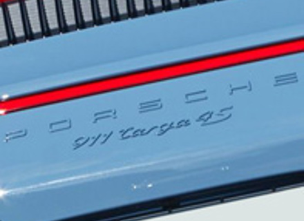 'PORSCHE 911 TARGA 4S' Rear Badge for Porsche 991.2 - 99104480384G2X