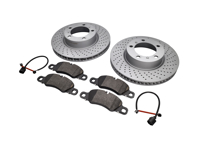 Plaquettes de frein avant et ensemble de disques de frein. Porsche 981 - 98135140101, 98135140201, 99735193806, 99160916500, 98135193904 Plaquettes de frein avant et ensemble de disques de frein. Porsche 981 - 98135140101, 98135140201, 99735193806, 99160916500, 98135193904