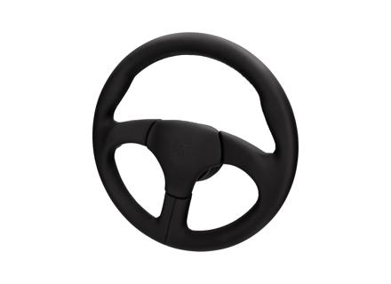 Sports Steering Wheel in BLACK Leather (without airbag). Porsche 964 - 000043162008YR