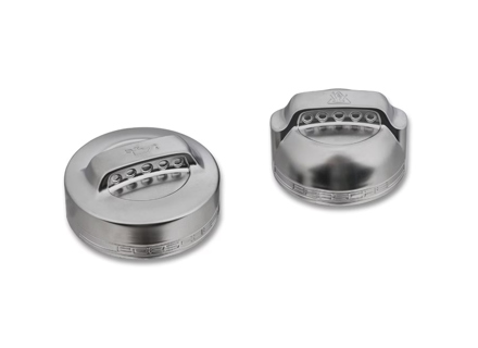 Cap set for oil and coolant, aluminium look. Porsche 996 / 997.1 - PCG10644704