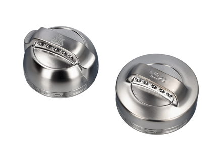 Jeu de bouchons pour huile et liquide de refroidissement, aspect aluminium. Porsche 996 / 997.1 - PCG10644704
