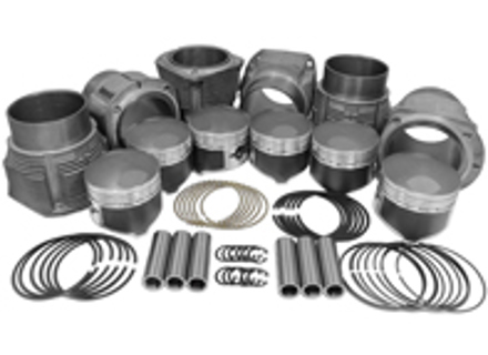 Zuiger en cilinder kit 86mm, Hi comp. Porsche 911 2.2/2.4L - 00891186S, 008 911 86S Zuiger en cilinder kit 86mm, Hi comp. Porsche 911 2.2/2.4L - 00891186S, 008 911 86S
