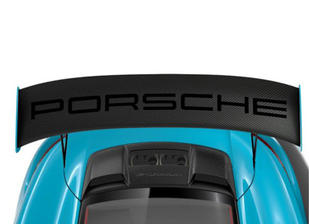 Autocollant de spoiler arrière PORSCHE, noir. Porsche 991 GT3RS/GT2RS - 99155925170 Autocollant de spoiler arrière PORSCHE, noir. Porsche 991 GT3RS/GT2RS - 99155925170
