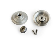 Rennline Aluminium lock / knob set. SMOOTH. Porsche 911 74-84 Rennline Aluminium lock / knob set. SMOOTH. Porsche 911 74-84
