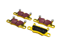 EBC gele remblokken 'Fast Road' achter. Porsche 991.1 S / 991.2 / 991.2 S / 992 / 992.2 - 99135294900, 99135294901, 97035294703, 97035294902, 97035294904