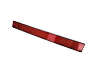 Panel reflector central trasero rojo rayado. Porsche 911 1974-89 - 91163143203