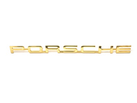 后徽章“PORSCHE”,金色。保时捷 356 - 64455930106 后徽章“PORSCHE”,金色。保时捷 356 - 64455930106