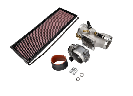 Ansaugplenum Competition + Drosselklappengehäuse + Filterkit Porsche 996 Turbo/S/X50/GT2 IPD - 96274, 99760511502, 33-2189