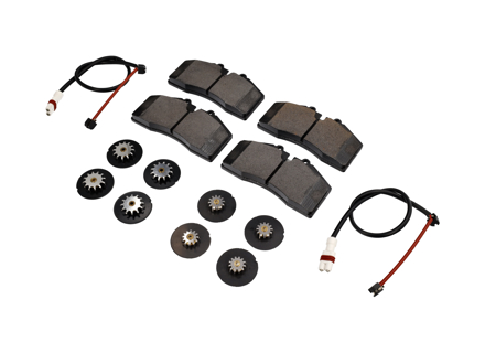 VOOR Remblokken, sensoren, shims Porsche 993 C2 /4 Brembo - 99335193905, 96461236302, 96535109600, 96435109601, 99335193905BRE