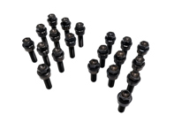 Leichte Titan-Radbolzen (+7 mm/+15 mm länger) in Schwarz für Porsche (20er-Packung) - WHT006978, 99736120302
