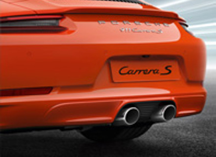 Rear bumper apron. Porsche 991.2 2017>> - 99104480335, 99104480336 Rear bumper apron. Porsche 991.2 2017>> - 99104480335, 99104480336