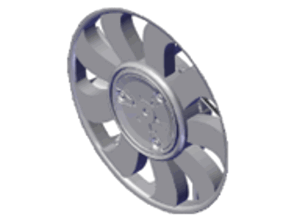 Radiador ventilador de agua, 400W, 370mm. Porsche 9YA Cayena - PAB959455B, PAB95945520 Radiador ventilador de agua, 400W, 370mm. Porsche 9YA Cayena - PAB959455B, PAB95945520