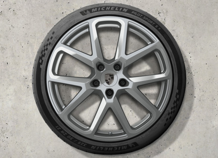 Jantes alliage 21" Panamera SportDesign et pneus été Porsche d'origine - 976044660F Jantes alliage 21" Panamera SportDesign et pneus été Porsche d'origine - 976044660F