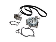 Kit pompe à eau, courroie et thermostat. Porsche Boxster 987 / 987C Cayman / 997 C2 / 997 C4 (non Turbo) - 99710601106, 99710601105, 99710601102