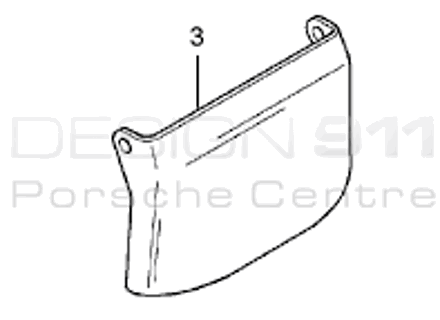 Cache disque de frein (INFERIEUR) FAVANT. Porsche Carrera GT - 98035180100, 98035180200 Cache disque de frein (INFERIEUR) FAVANT. Porsche Carrera GT - 98035180100, 98035180200