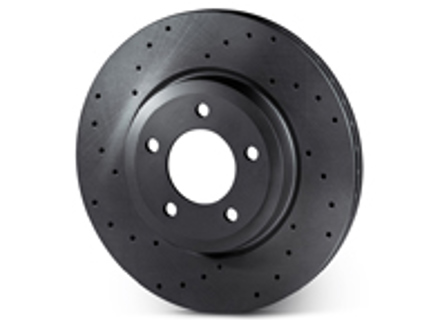 Gebohrter Bremsscheibenrotor, hinten. Porsche 987/981/718 Boxster und Cayman - 98735240101