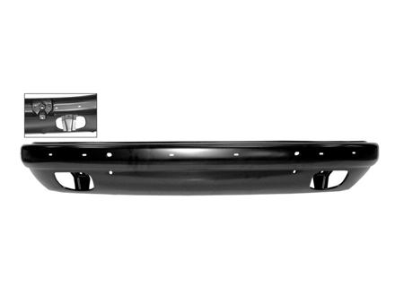 Front Bumper WITH Hole for Fog Light. Porsche 911 1965-68 - 1684100600, 591004, 90150501120, 90150501120GRV - 1684100600