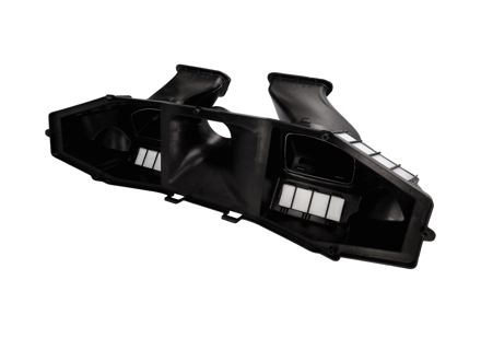 Tapa de la carcasa de la caja de aire (con entradas). Porsche 991 - 99111021202