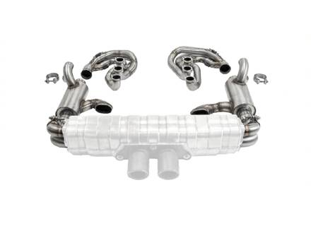 CARGRAPHIC GT Sport Exhaust System Backdate With ID45 GT, Heating, No Valves, For GT3 Silencer. Porsche 964 Carrera 2/4/RS - 96411104504, 96411104605, 96411104502, 96421103905, 96421103932, 96421104004, 997111027A1